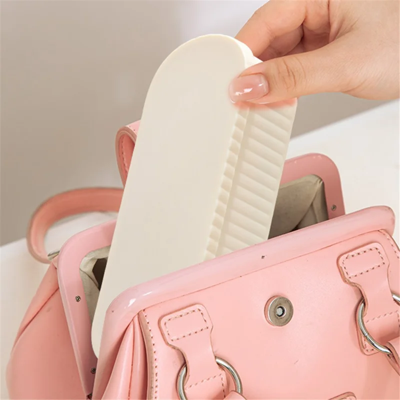 U026 Makeup Brush TRP+PP Storage Box Makeup Egg Puff Cleaning Filter Drying Rack - Creamy Yellow