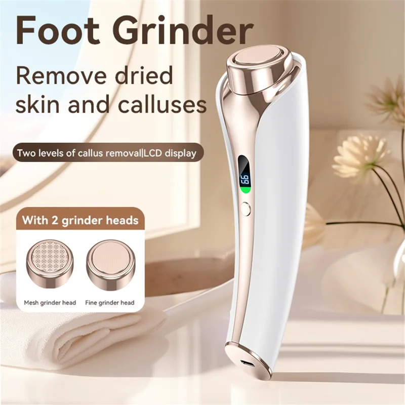J004 Two Speed Electric Foot Grinder Pedicure Tool Callus Remover (CE Certified)