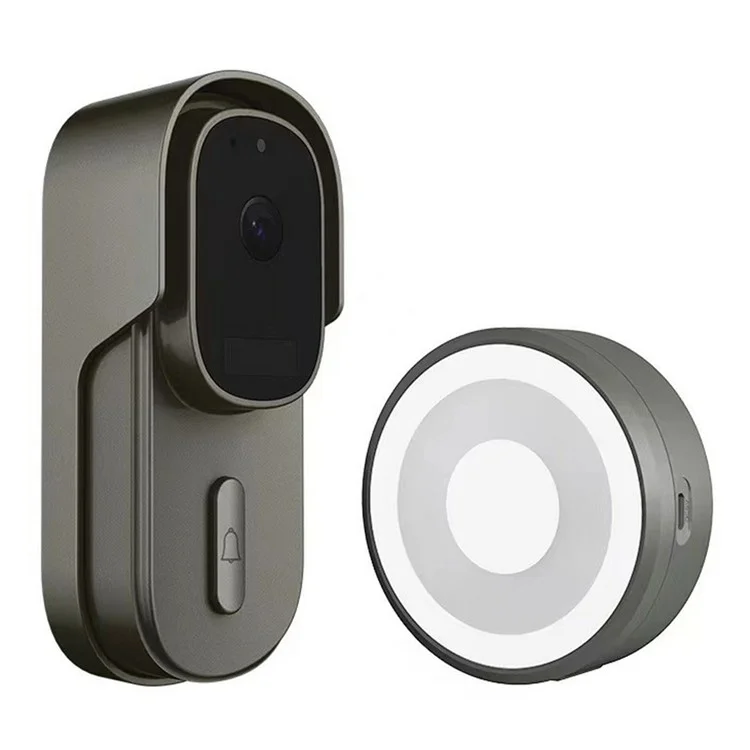 WF001 Tuya WiFi 1080P HD Smart Video Wireless Doorbell avec Ding-Dong