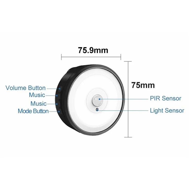 WF001 Tuya WiFi 1080P HD Smart Video Wireless Doorbell avec Ding-Dong