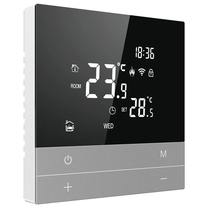 AVTTO WT300 Tuya LCD Touch Screen Smart Thermostat for Home Temperature Controller - WiFi-3A Boiler