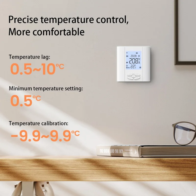 AVTTO ZWT07 ZigBee Tuya Smart Thermostat Cell Phone APP Temperature Controller