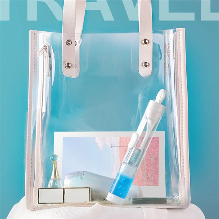 ETRAVEL 3 en 1 Ensemble de brosse à dents de voyage Brosse à dents orthodontique Dentifrice (sans BPA, pas d'AMM) - Bleu ciel