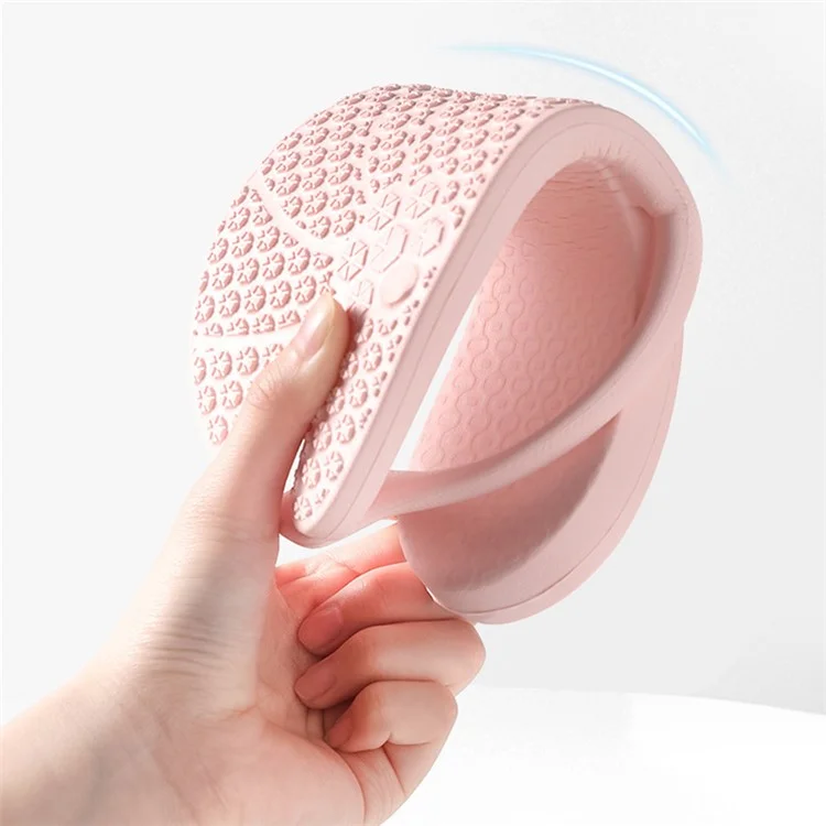 ETRAVEL tx14 1 paire de sandales de bain unisexes antidérapantes en EVA - Rose clair XS(35-36)