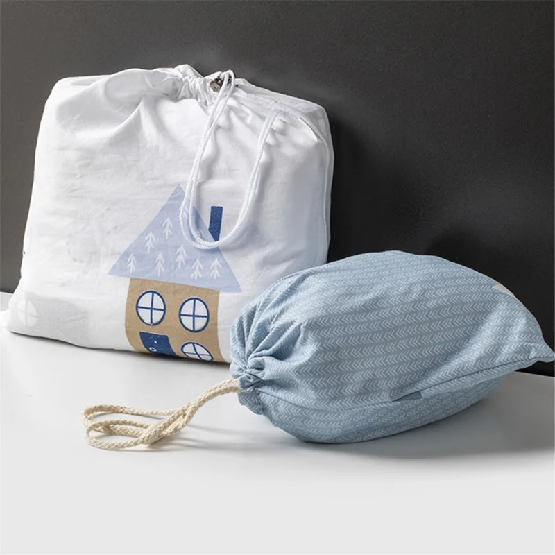 ETRAVEL SD11 Travel Camping Hotel Sheet Washed Cotton Sleeping Bag (200-210cm) - Abacaxi