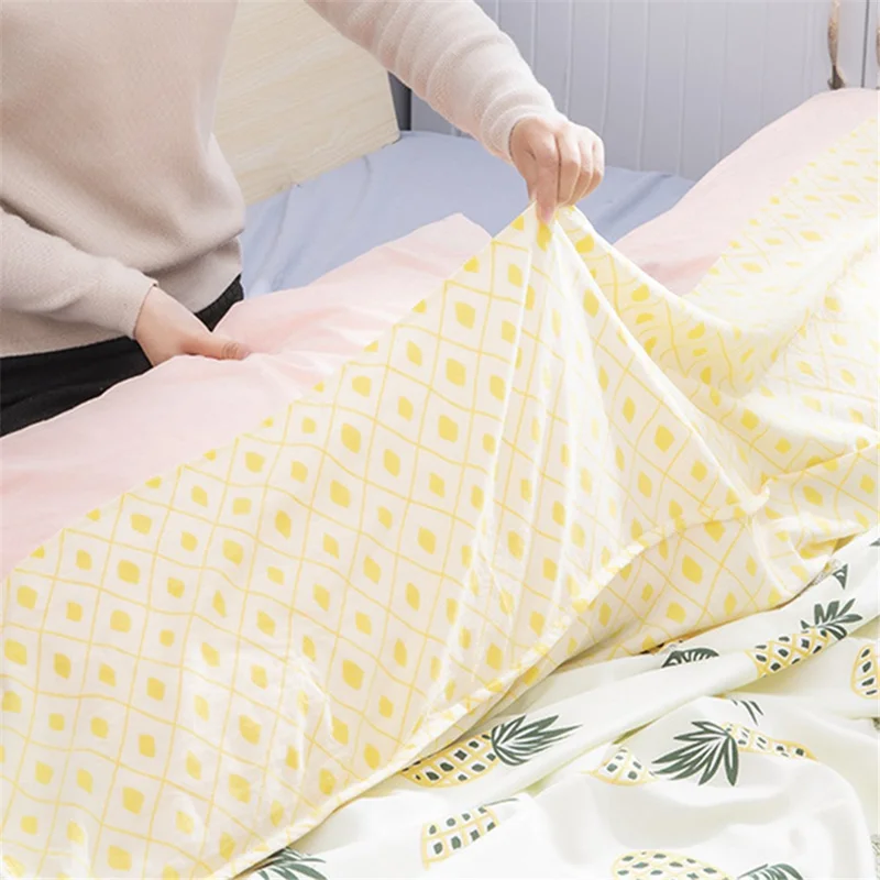 ETRAVEL SD11 Sacco a pelo in cotone lavato Liner da viaggio Campeggio Hotel Sheet (180-210cm) - Jungle