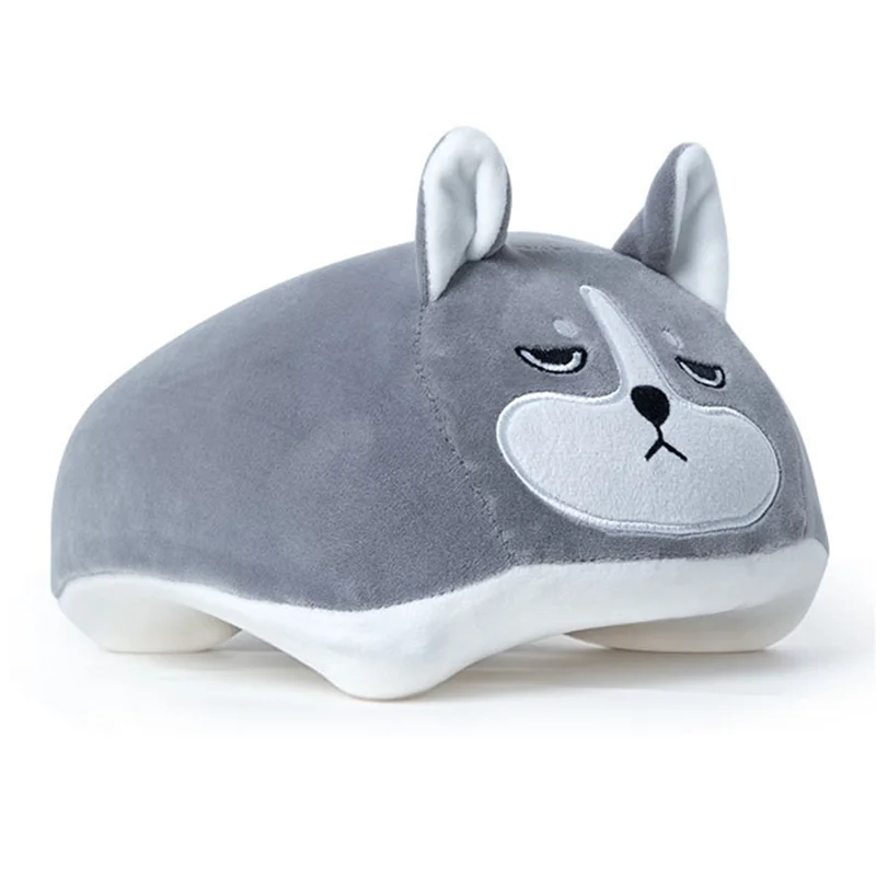 Tegneserie Design Memory Foam Børn Voksen Lammehoved Støtte Pude - Husky
