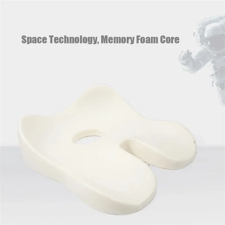 42*42*12cm Cuscino per Seduta Memory Foam Antiscivolo per Ufficio e Casa - Blu Lago
