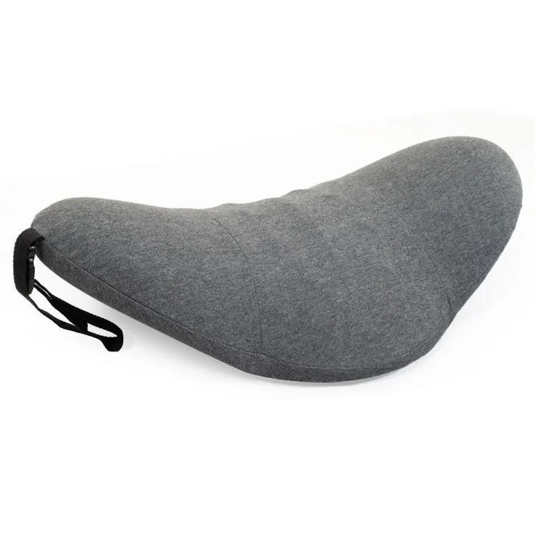Car Seat Waist Cushion Memory Foam Sleep Waist Protection Cushion, 49x27x13.5cm - Dark Grey