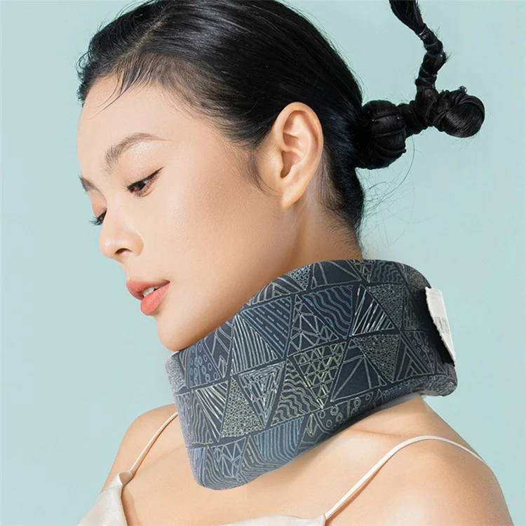 CJSY001 Neck Brace Cervical Spine Protector Memory Foam Neck Support, 45-51cm - Bege
