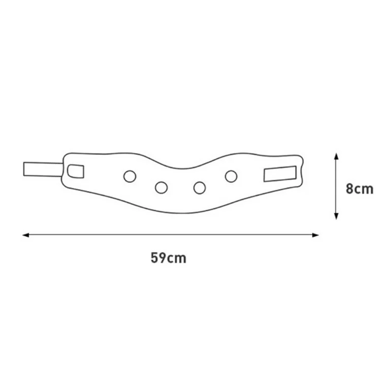 CJSY001 Neck Brace Cervical Spine Protector Memory Foam Neck Support, 45-51cm - Bege