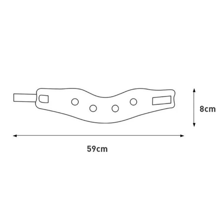 CJSY001 Halsklamme Halswirbelsäule Beschützer Gedächtnisschaumhalshalter, 45-51 cm - Beige