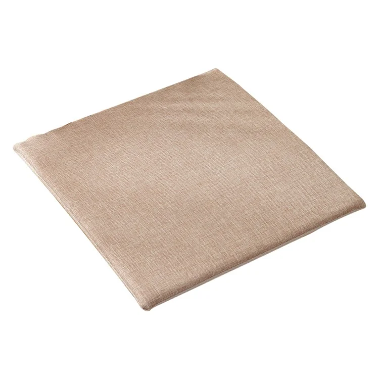 56366 40x40CM Imitation Linen Pad Chair Seat Cushion for Office Home Living Room - Khaki