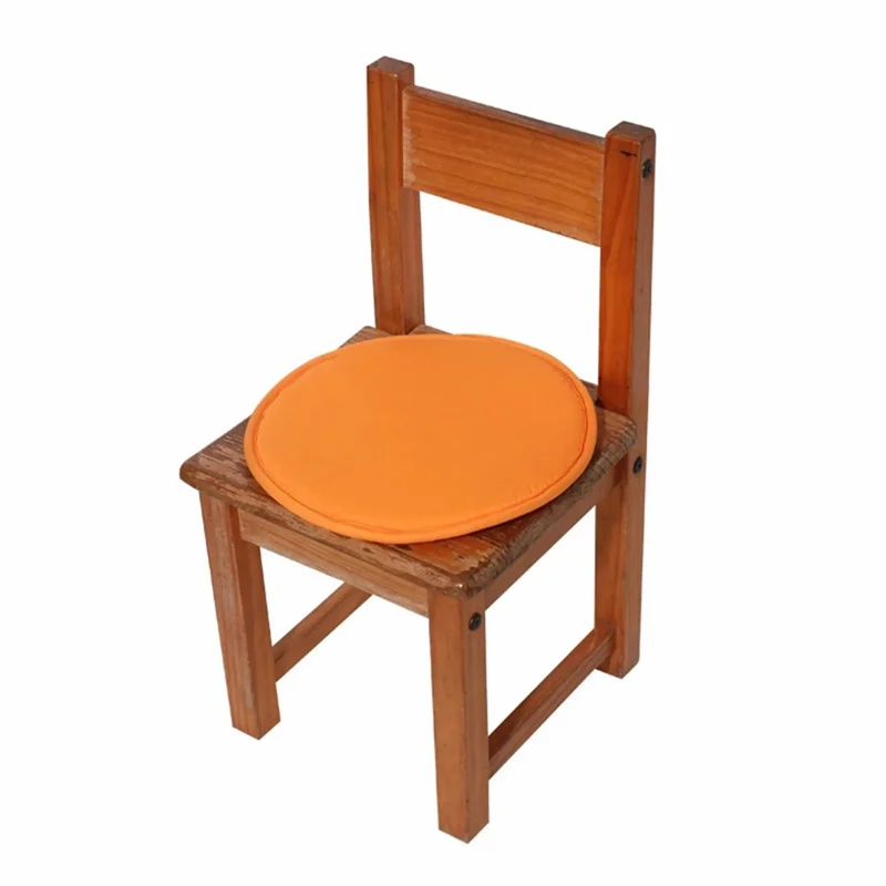56358 30cm Candy Color Round Soft Sponge Seat Pad Thicken Home Chair Cushion - Brown