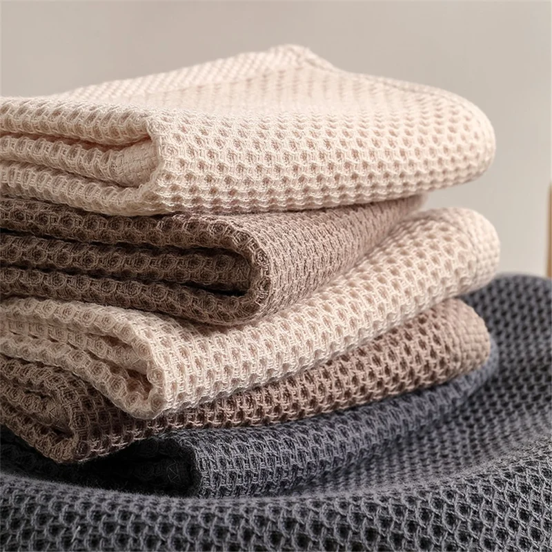 B1522 34x34CM Cotton Kitchen Towel Dishcloth Dish Washing Towel - Beige