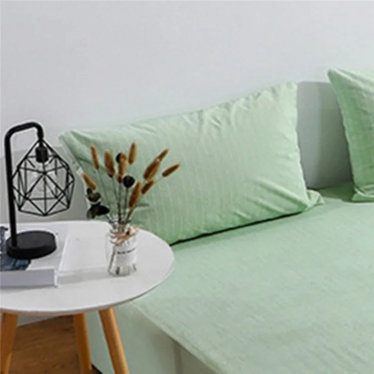 CL013 48x74CM Pure Cotton Terry Cloth Home Kids Pillowcase Home Washable Pillow Case - Light Green