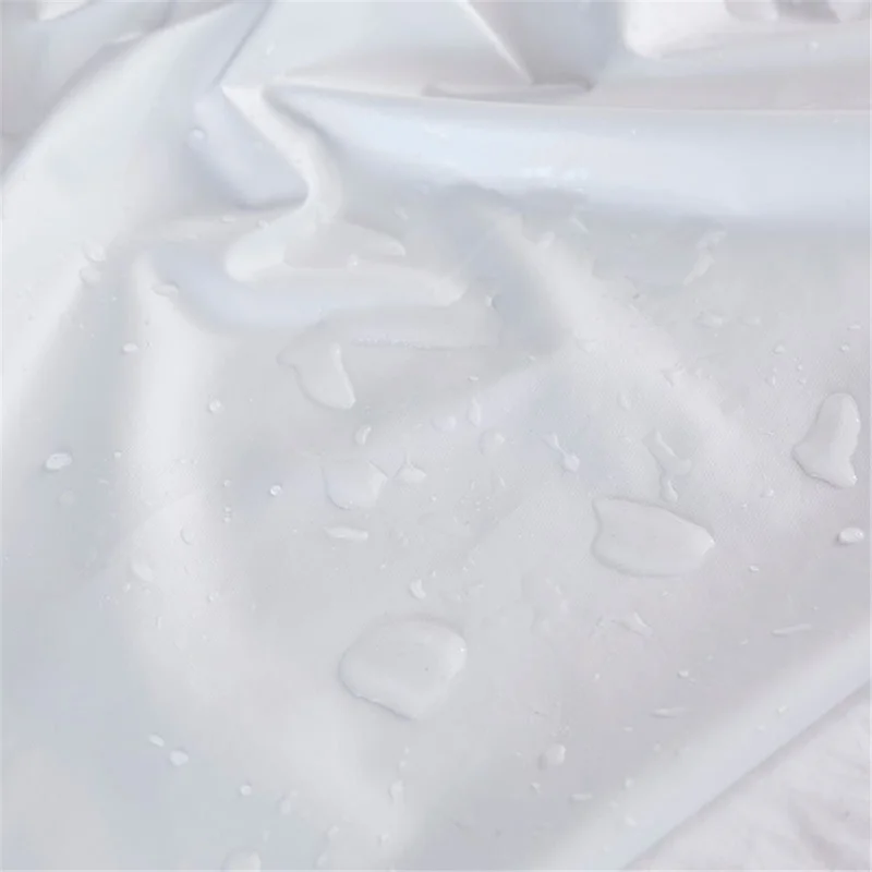 CL011 3Pcs / Set 140x200+30cm Mattress Protection Cover Waterproof Fitted Sheet + 2 Pillow Case - Black