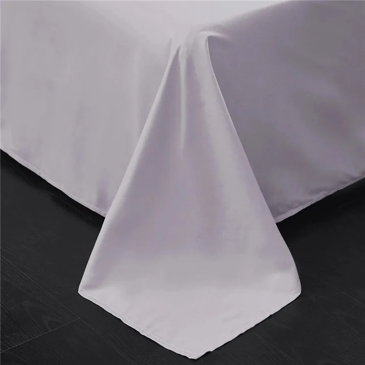 Juego de sábanas de cama completa + sábana ajustable + 2 fundas de almohada de color sólido, tela cepillada - Rojo