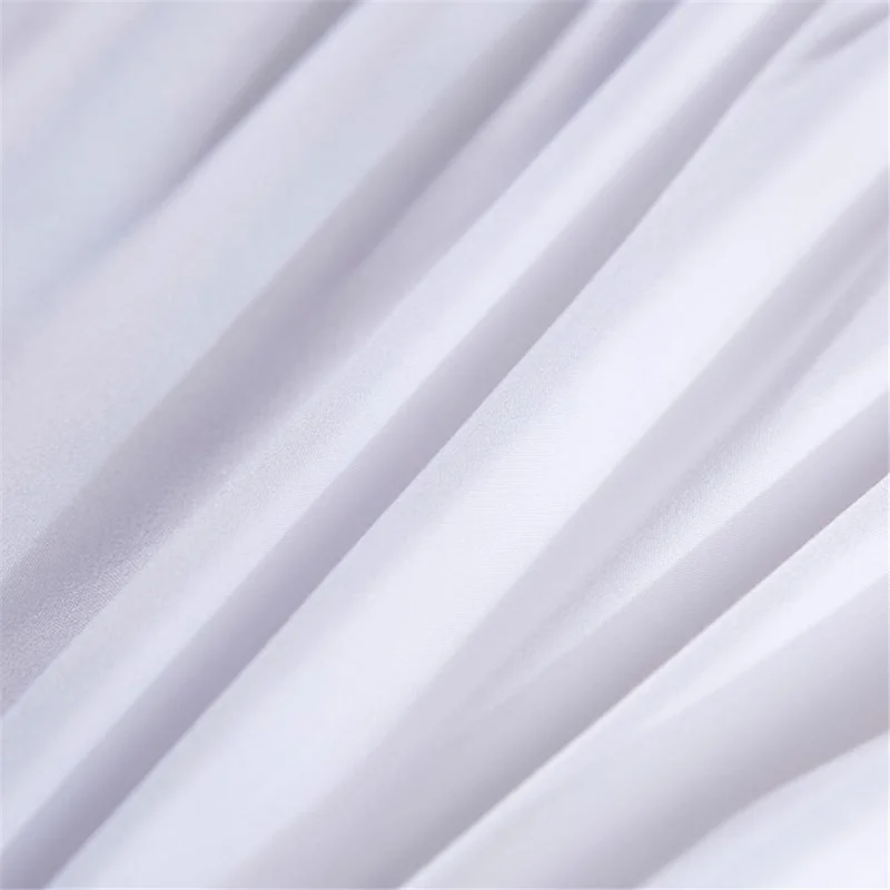 CQ002 180x200+40cm Elastic Band Solid Color Pleated Bed Skirt Dust-proof Bed Skirt - CQ002-6