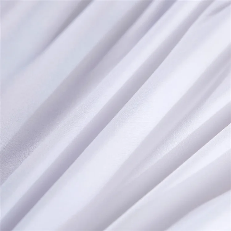 CQ002 180x200+40cm elastischer Bettvolant mit einheitlicher Farbe Plissierter Bettvolant staubdicht - CQ002-23 