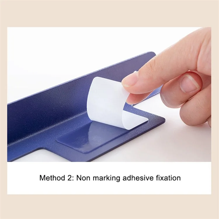 MTAM MT002 Coat Hat Hanger Carbon Steel Adesivi Over The Door Gancio da Bagno - Blu