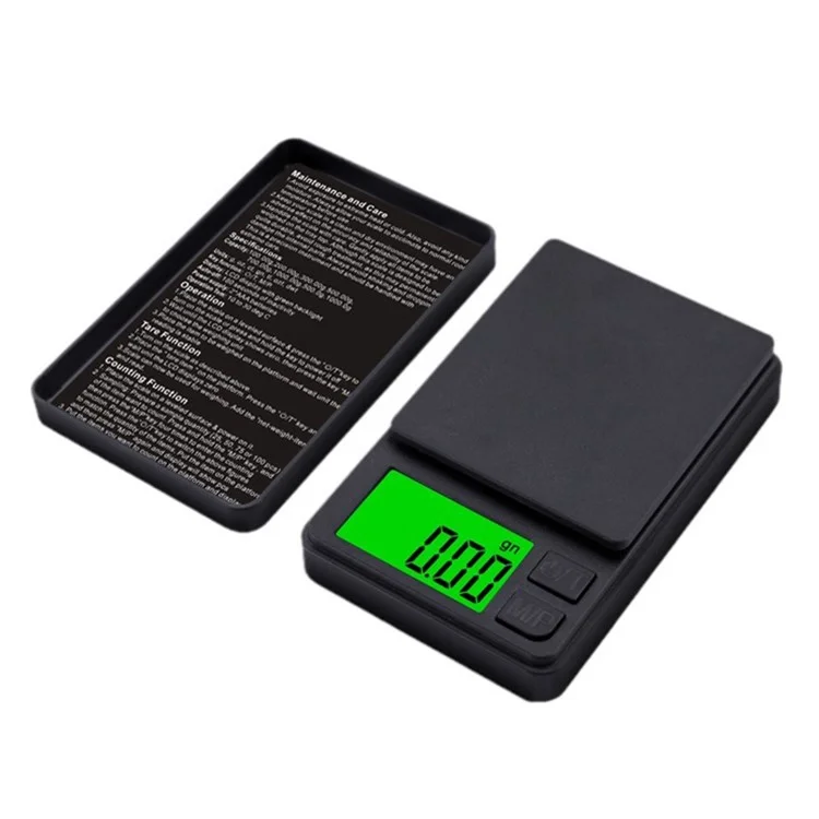 Échelle électronique de cuisine de haute précision de 200 g / 0,01 g portable pour bijoux