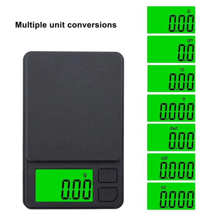 Échelle électronique de cuisine de haute précision de 200 g / 0,01 g portable pour bijoux