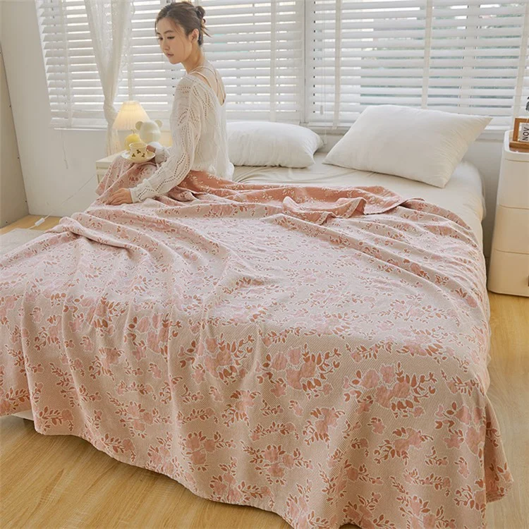 200x230cm Class A Cotton Gauze Blanket Summer Towel Quilt Air Conditioning Blanket - Cookie Bear