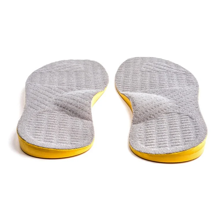 1 Pair Orthopedic Insole Arch Support for Flat Feet Plantar Fasciitis Pads - Grey / 32-34