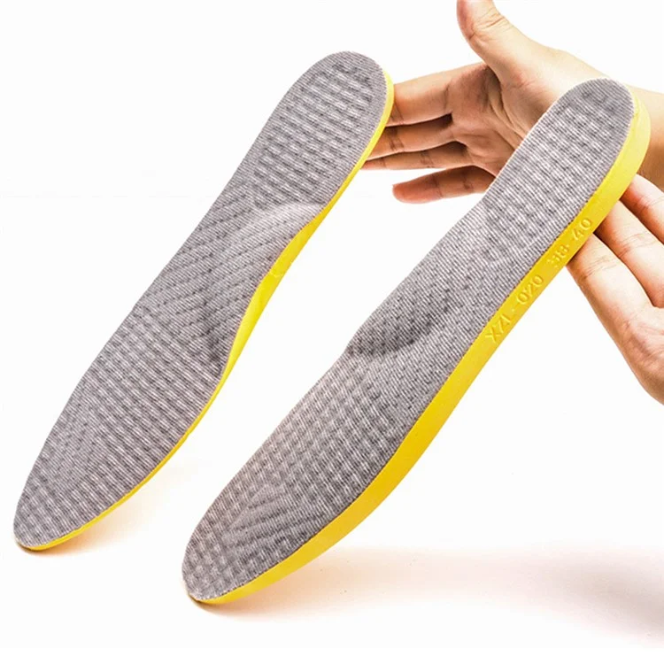 1 Pair Orthopedic Insole Arch Support for Flat Feet Plantar Fasciitis Pads - Grey / 32-34