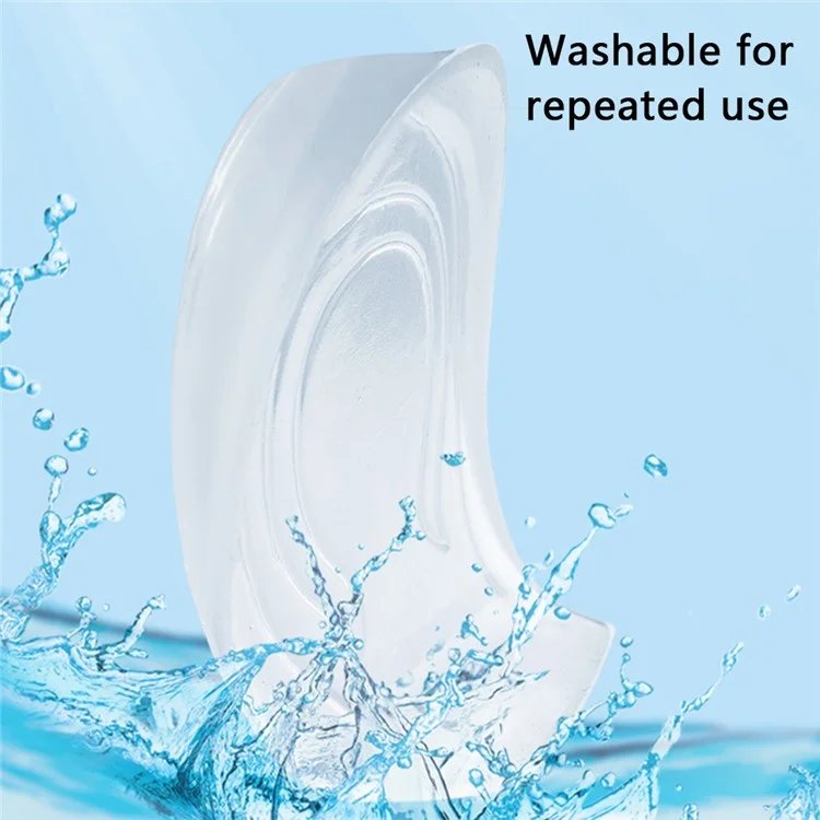 1 Paio di Rialzanti per Altezza Uomo che Aumentano l'Altezza di 1cm Cuscinetti in Gel di Silicone per i Talloni