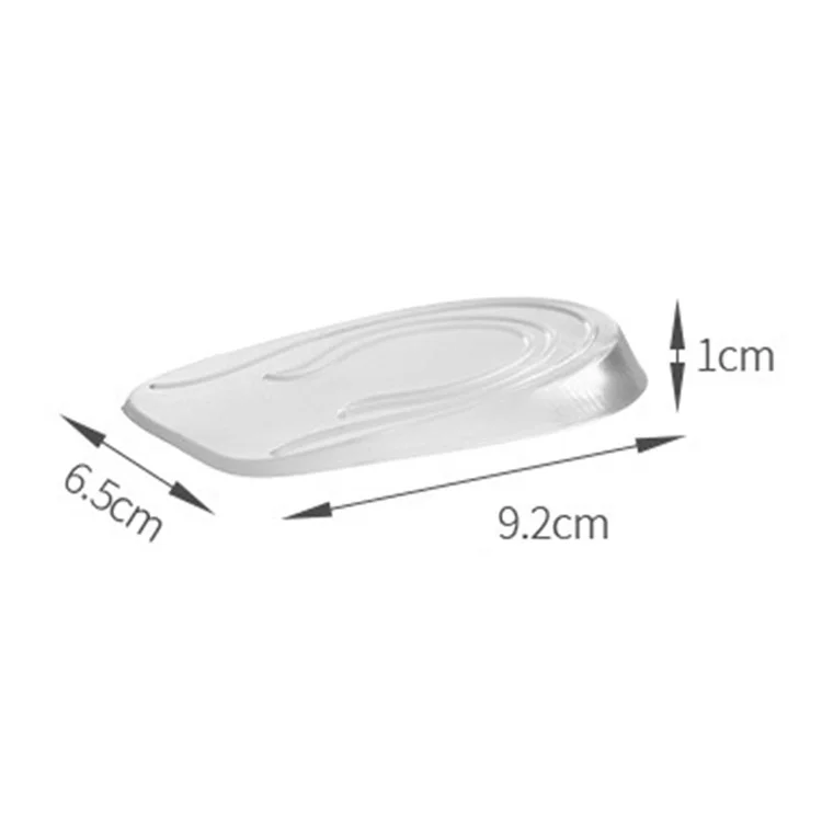 1 Paio di Rialzanti per Altezza Uomo che Aumentano l'Altezza di 1cm Cuscinetti in Gel di Silicone per i Talloni