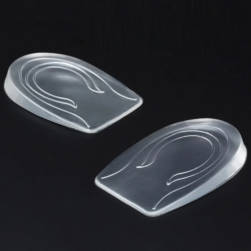 1 Pair Shoe Lifts for Women Silicone 1cm Inner Heightening Insole Shoe Inserts
