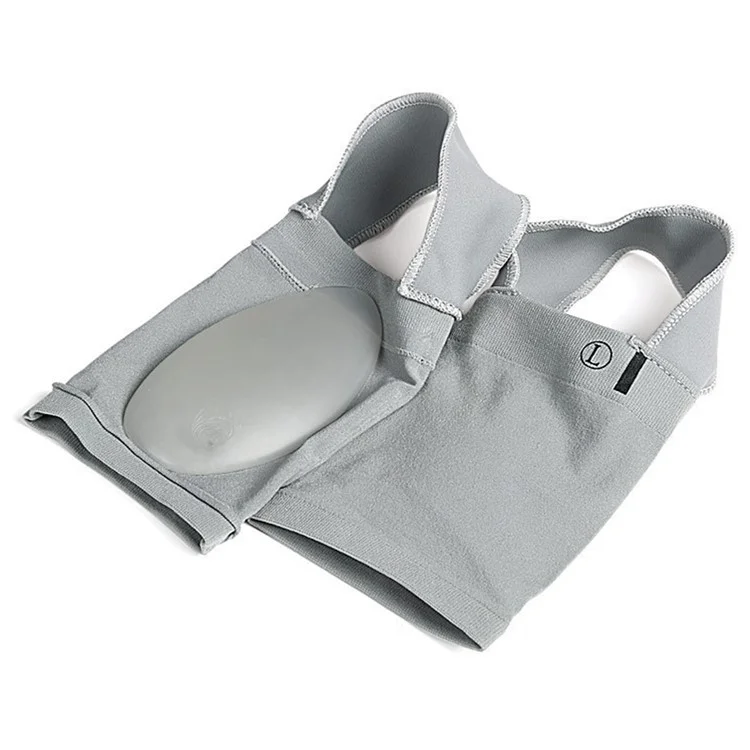 1 Pair Arch Support Sleeve Plantar Fasciitis Pain Relief Sleeves Arch Brace for Flat Feet - Grey