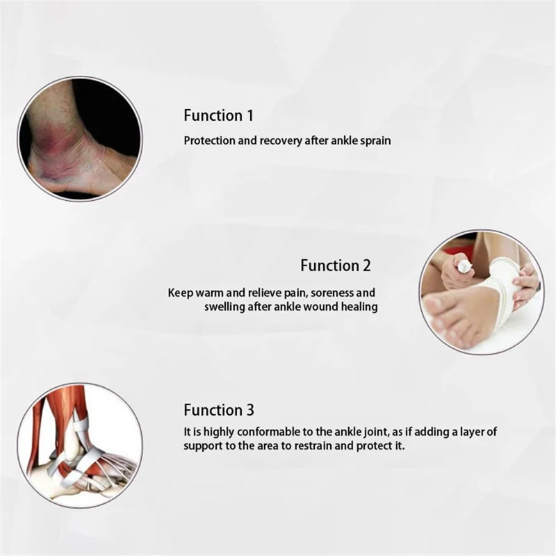 1 Pair Plantar Fasciitis Compression Socks Outdoor Sports Ankle Sleeve - Black / M