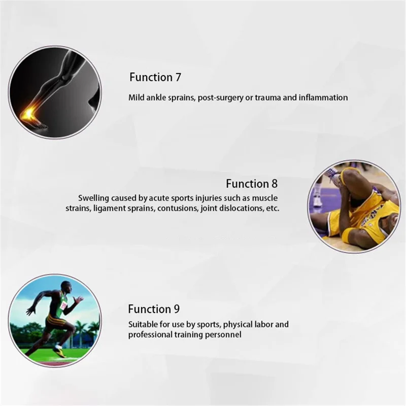 1 Pair Plantar Fasciitis Compression Socks Outdoor Sports Ankle Sleeve - Black / M