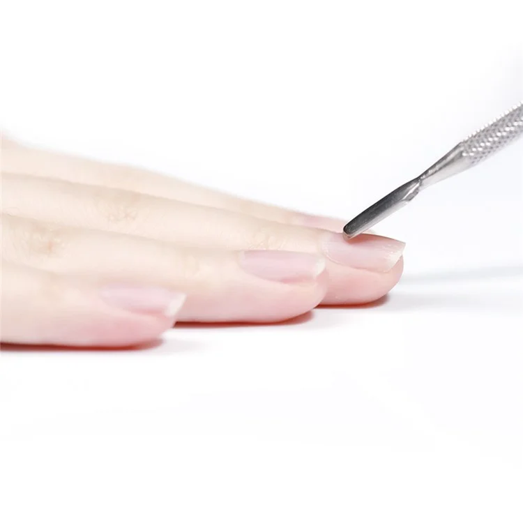Doppelendige Nagelschuberstange aus rostfreiem Stahl zum Entfernen von Nagellack
