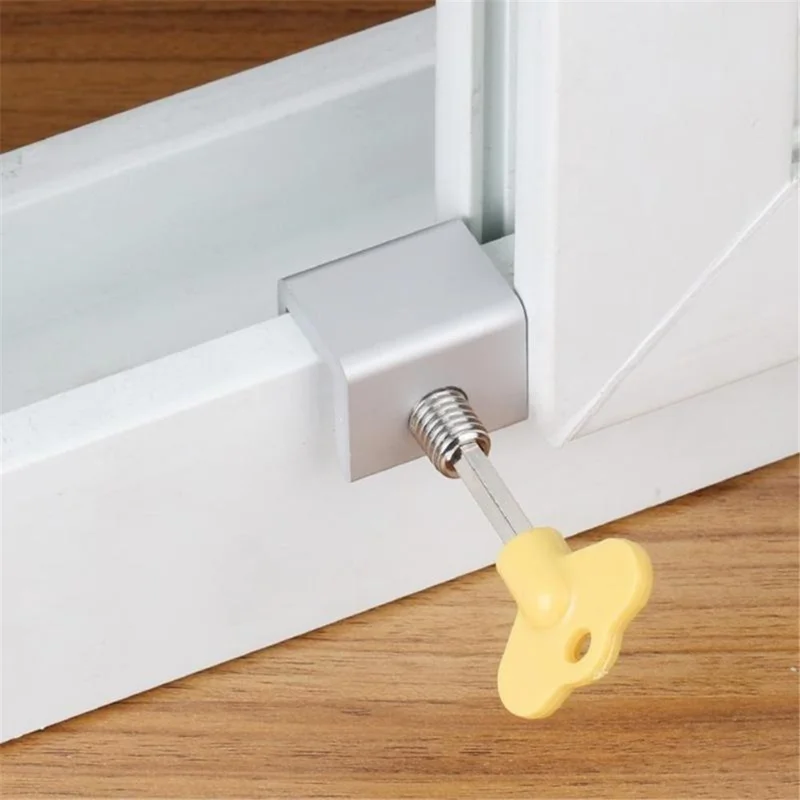 Window Lock Stopper for Children Protection and Home Anti-Theft, Single Lock