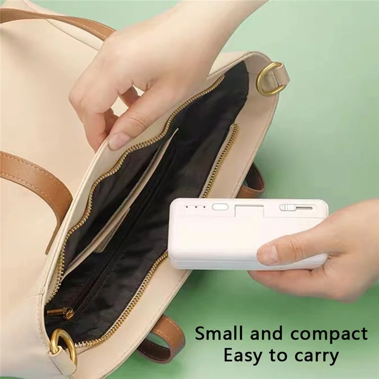 WSL-07 Rechargeable Bag Sealer Portable Magnetic Food Packaging Sealing Tool - White