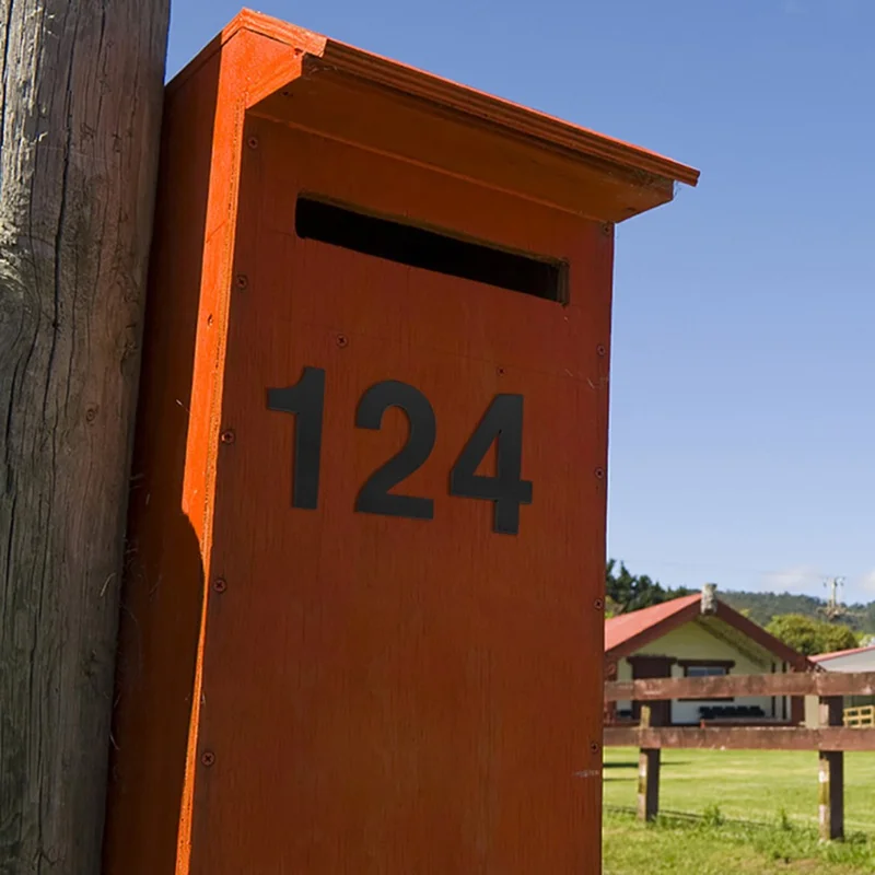 7.5cm House Number Self Adhesive 304 Stainless Steel Apartment Door Numbers - 0