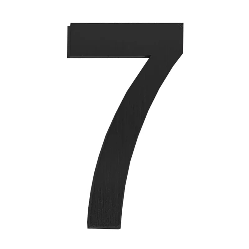 7.5cm House Number Self Adhesive 304 Stainless Steel Apartment Door Numbers - 7