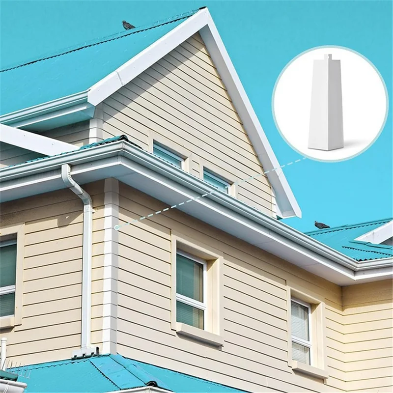 FS-2423 8Pcs Siding Corner Covers with Screws Aluminum Exterior Siding Corner Cover