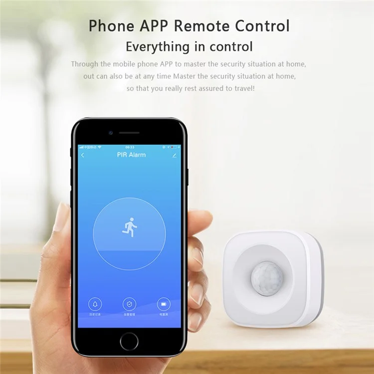 TY-PIR-1 WiFi Tuya APP PIR Motion Sensor Wireless Human Body Movement Infrared Detector