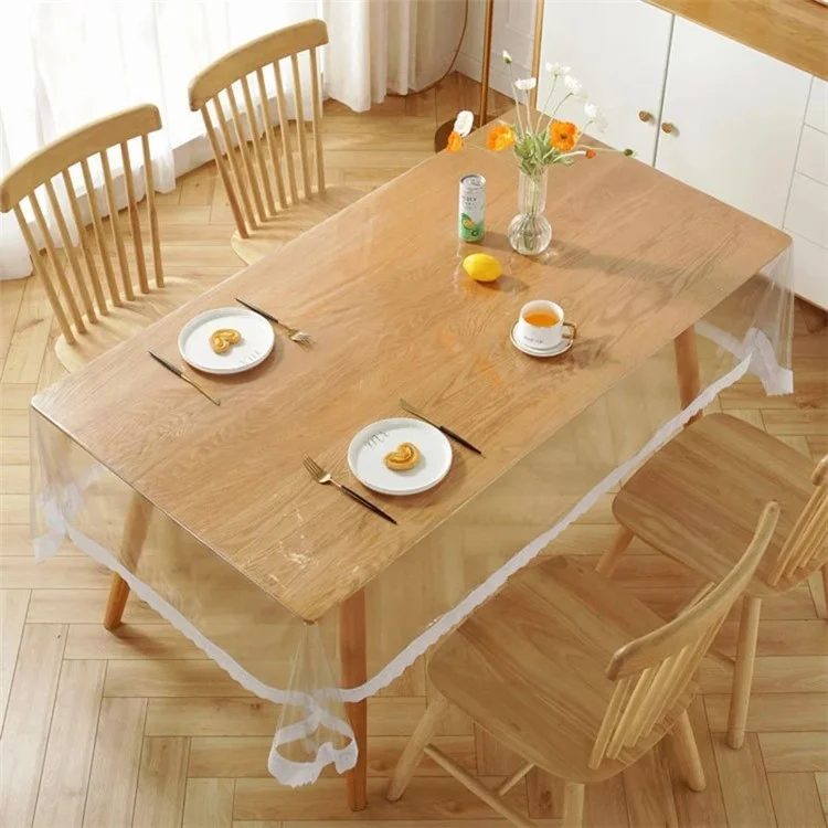 150x190cm klare PVC-Tischauflage wasserdicht staubdicht Desktop-Tischdecke