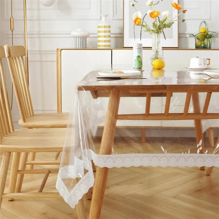 150x190cm klare PVC-Tischauflage wasserdicht staubdicht Desktop-Tischdecke