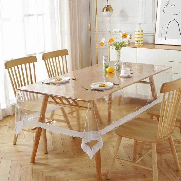 150x190cm klare PVC-Tischauflage wasserdicht staubdicht Desktop-Tischdecke
