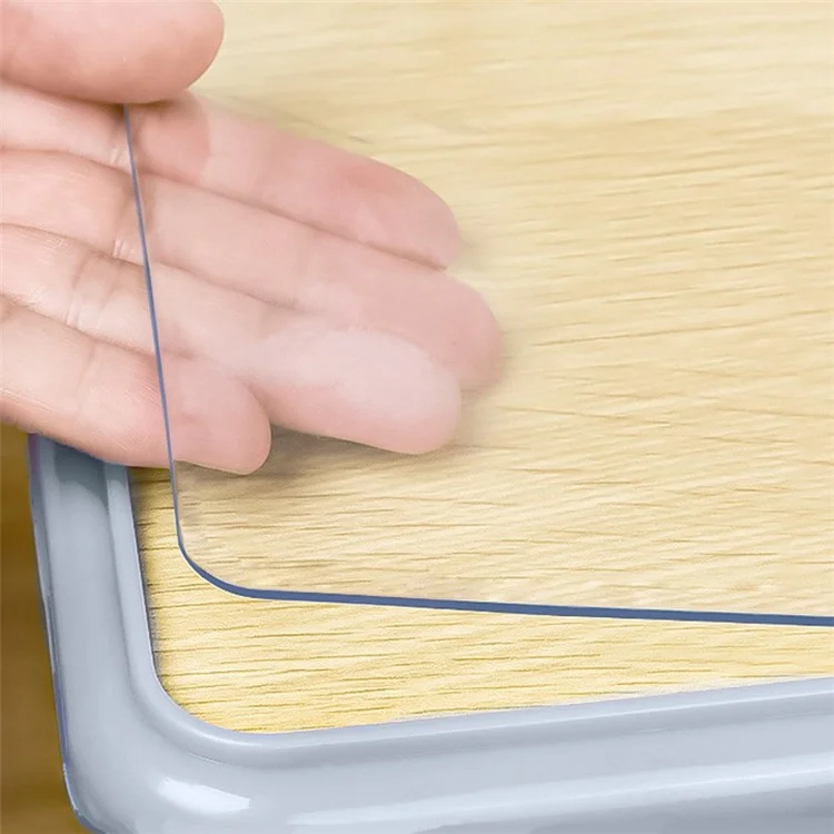 1MM Ultra-dünne Tischdecke Tischunterlage 40x100CM Klarer PVC-Schreibtischunterlage
