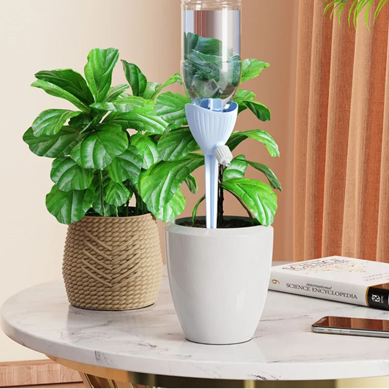 ZX-001 Lazy Self-Watering Device PP Automatic Plant Water Irrigation Tool - Pink