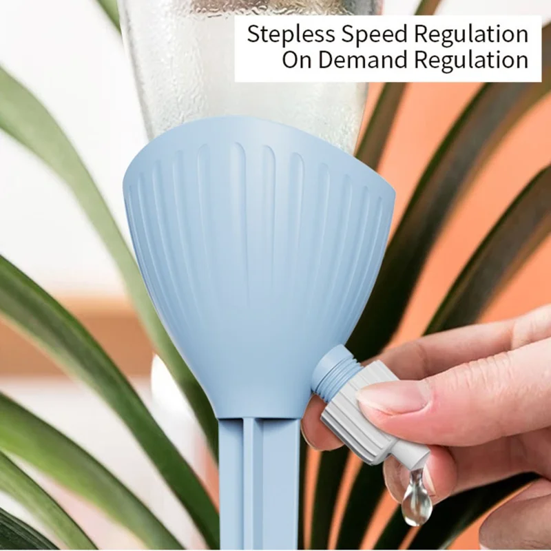 ZX-001 Lazy Self-Watering Device PP Automatic Plant Water Irrigation Tool - Pink