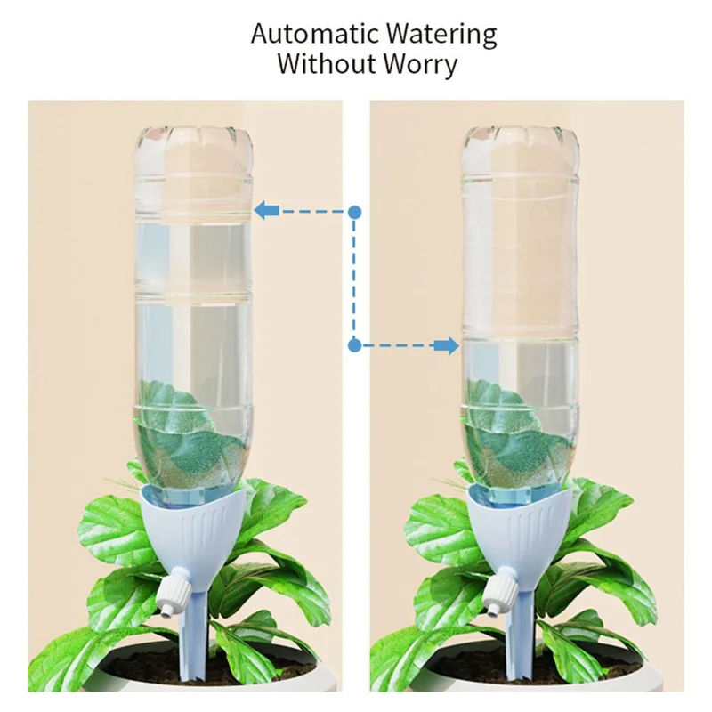 ZX-001 Lazy Self-Watering Device PP Automatic Plant Water Irrigation Tool - Pink